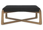 Brona Square 38" Ottoman -Amalie Black