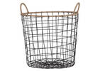 Jackman Wire Basket Large Natural/Black