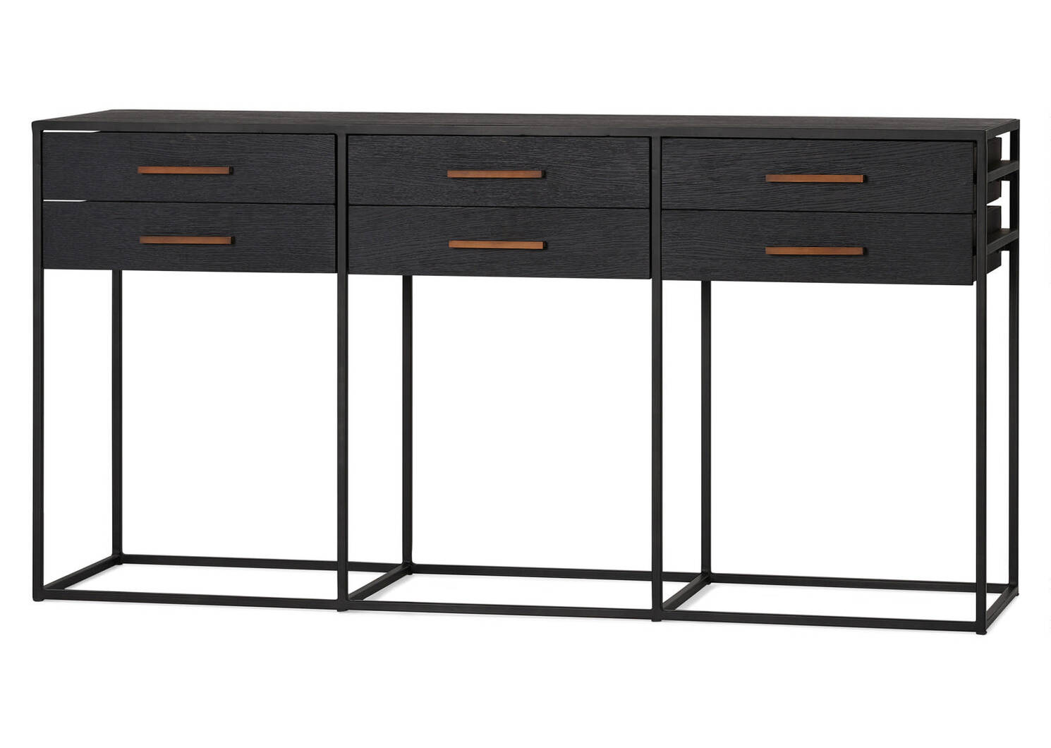 Table console Lenyx -Ebony chêne