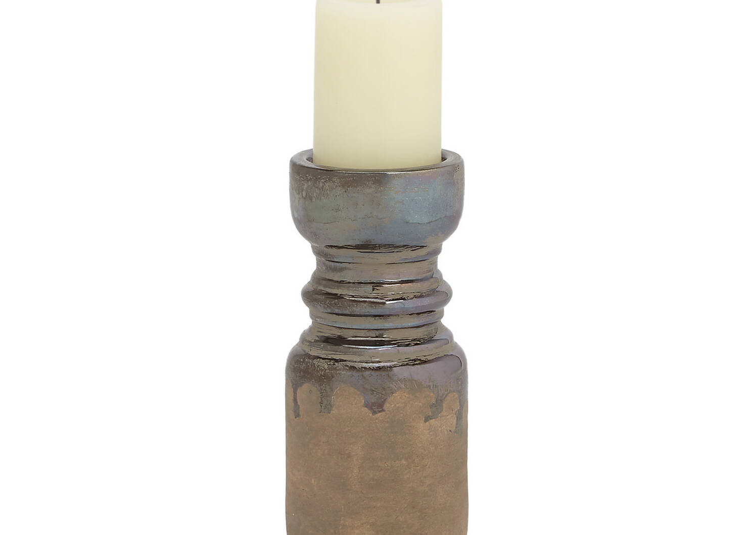 Margo Candle Holders - Pewter