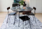 Tapis Lariviere - gris/charbon