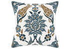 Manon Cotton Pillow 20x20 Ivory/Blue