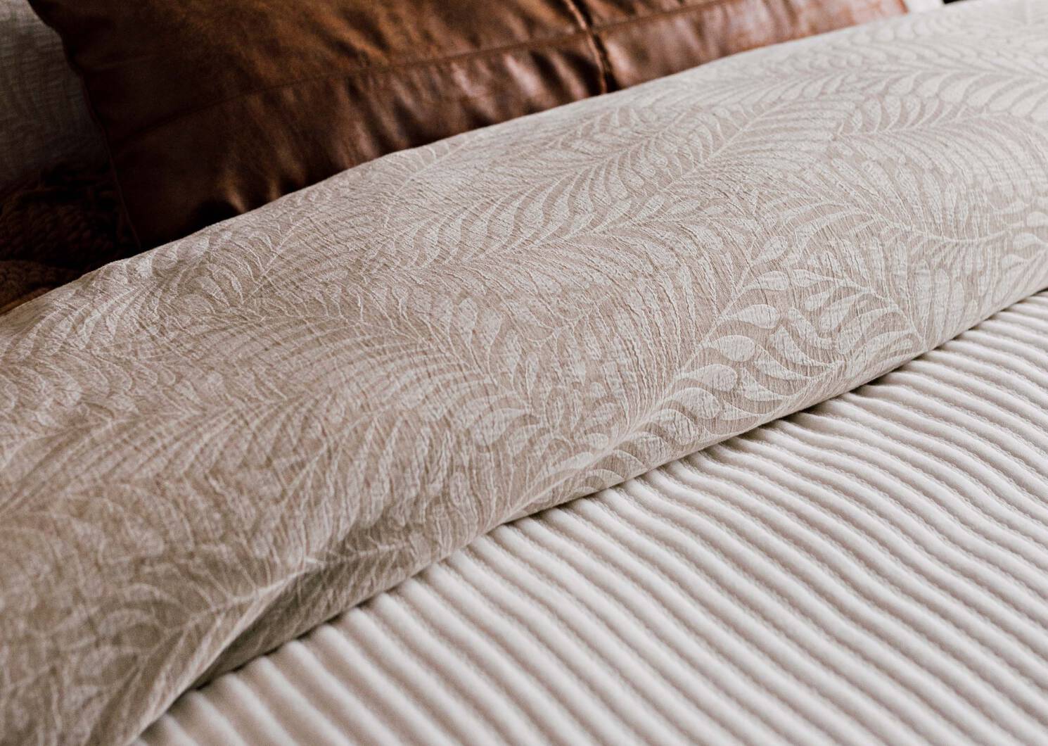 Monaco Cotton Coverlet Ivory
