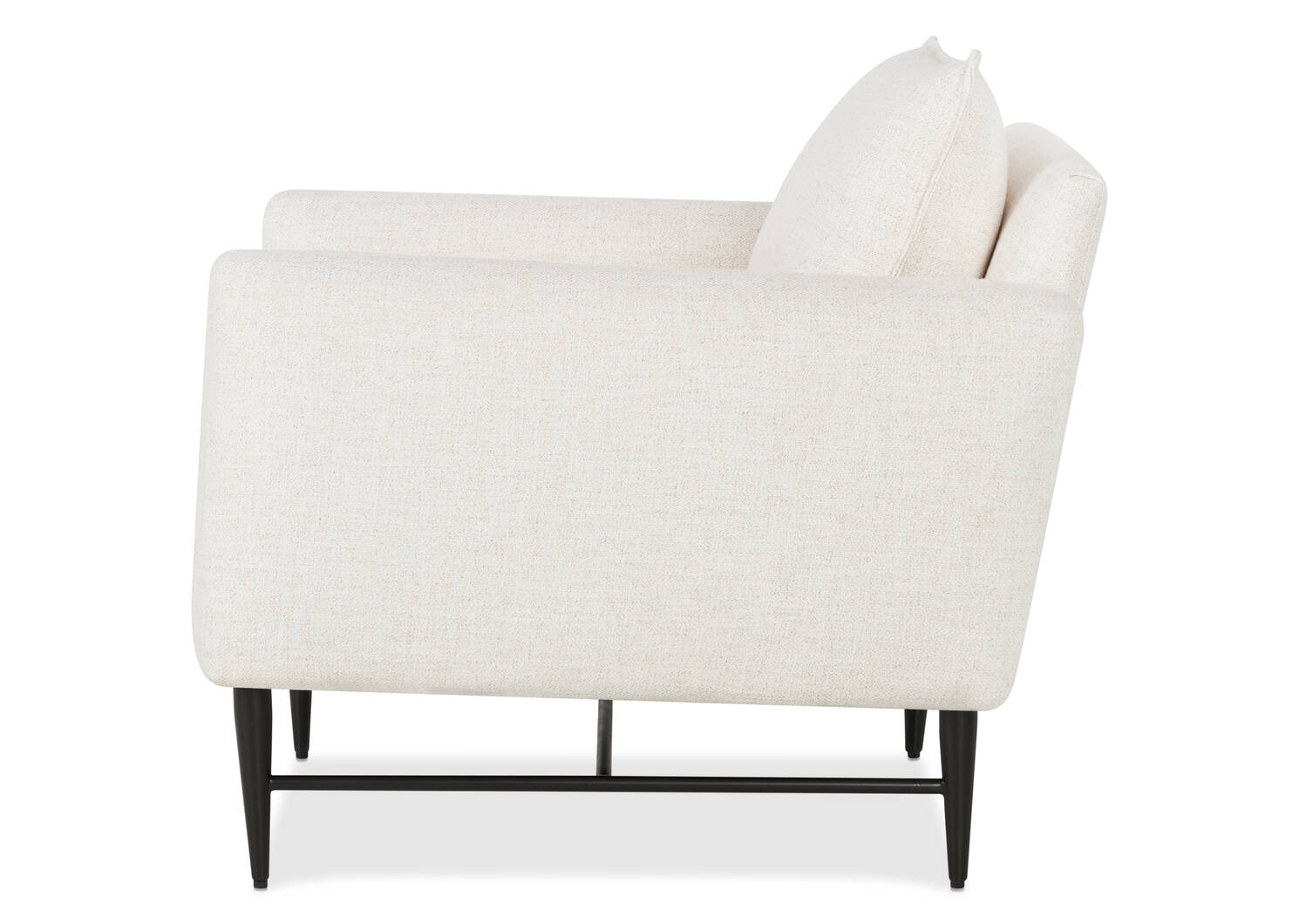 Fauteuil Odette -Wyn ivoire