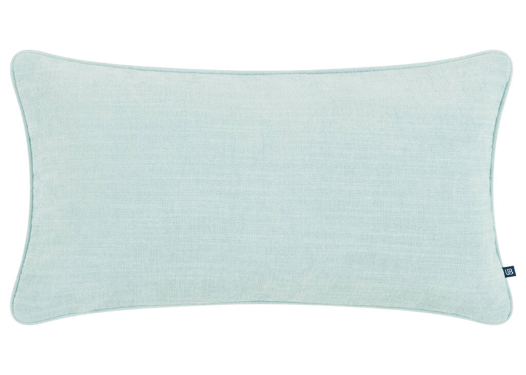 Bailey Pillow 12x22 Deep Aqua