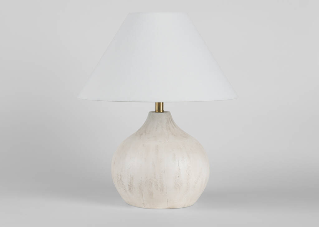 Lampe de table Darla blanche
