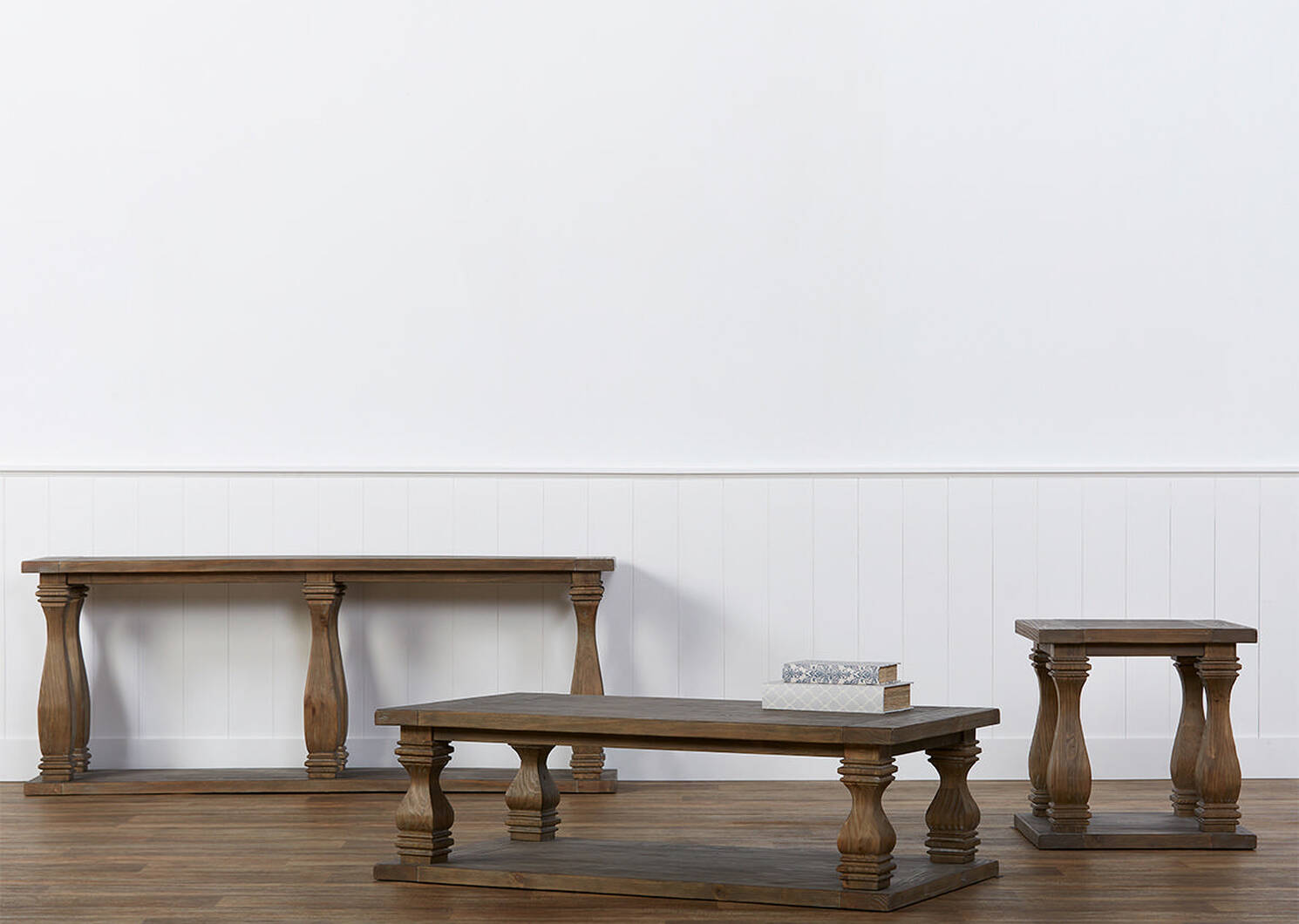 Table basse Sussex -Brulé pin