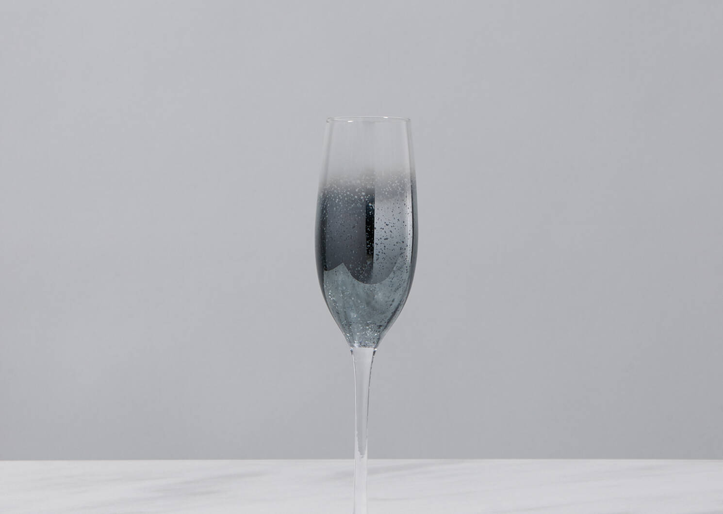 Shimmer Glassware - Silver Grey