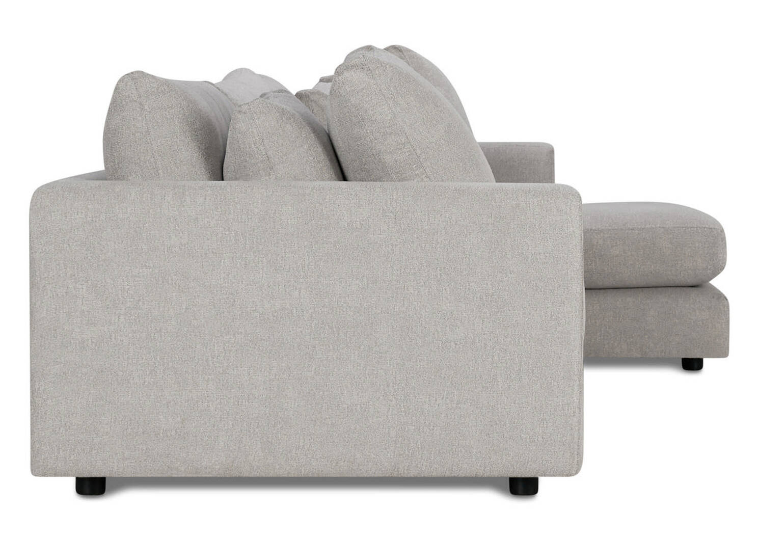 Berg Sofa Chaise -Aiden Platinum, RCF