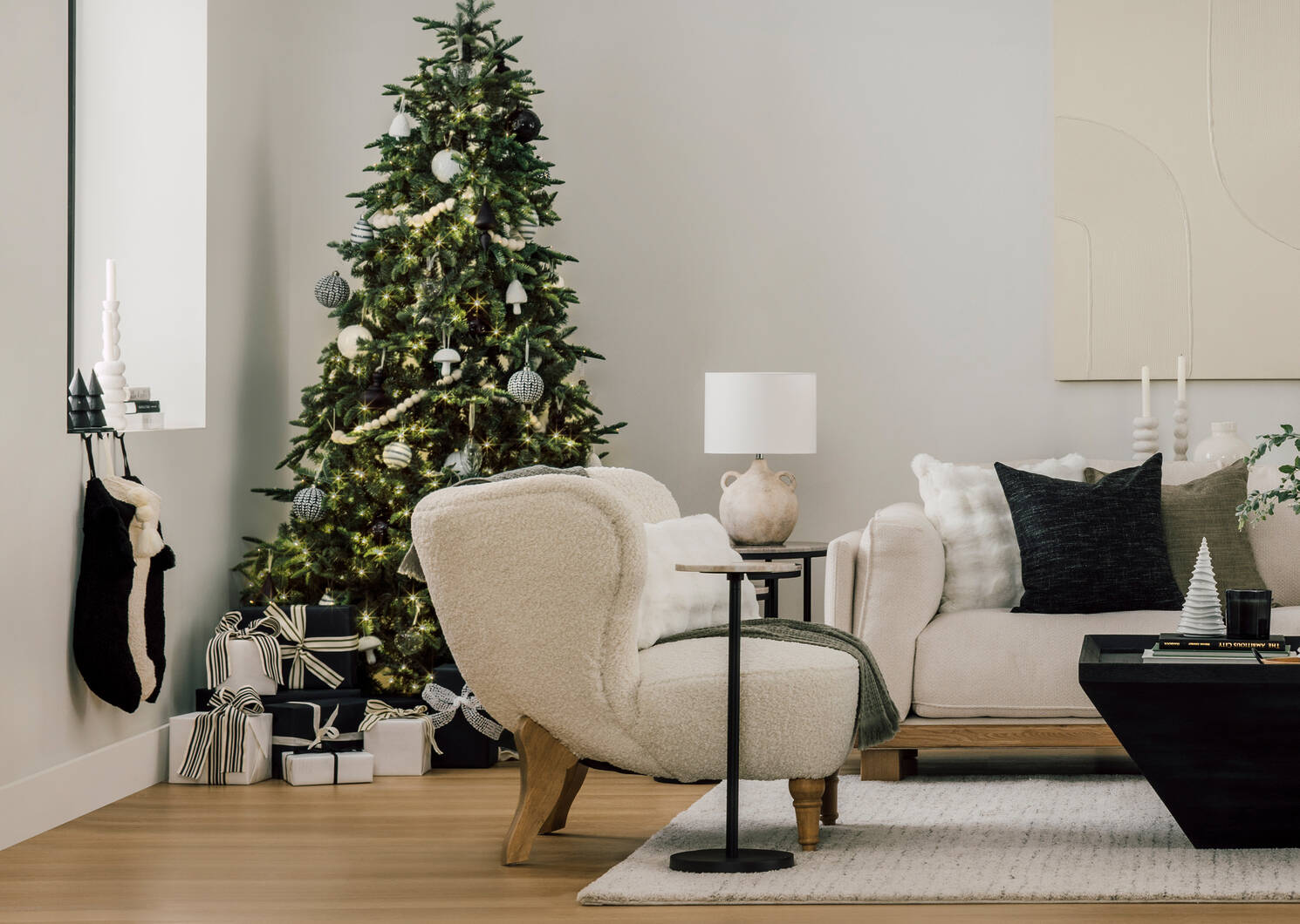 Sapin pré-illuminé Yule 7,5 pi