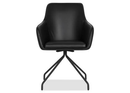 Salazar Swivel Dining Chair -Pierce Jet