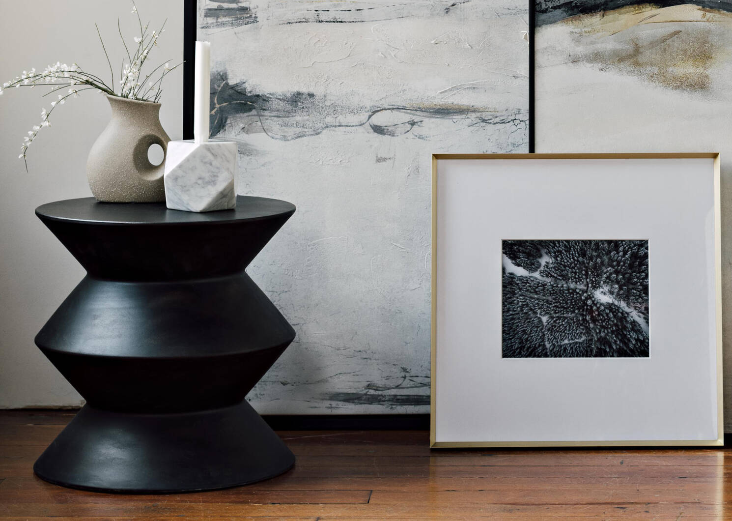 Dayan Accent Table -Peppercorn