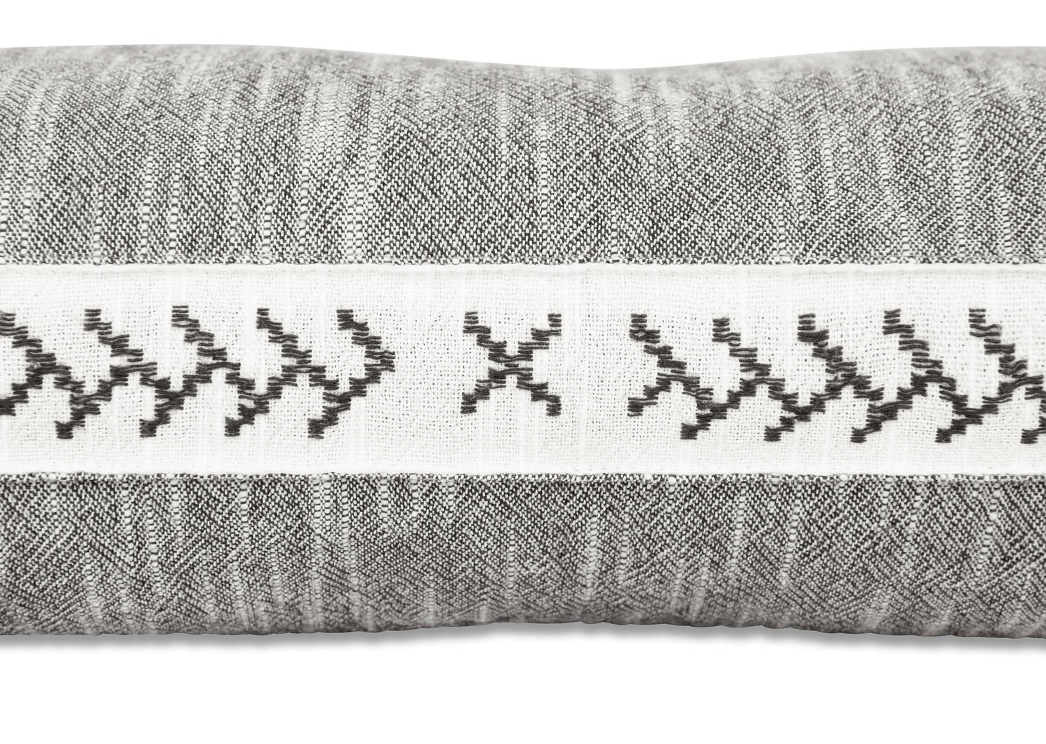 Jones Cotton Box Cushion 20x20 Grey