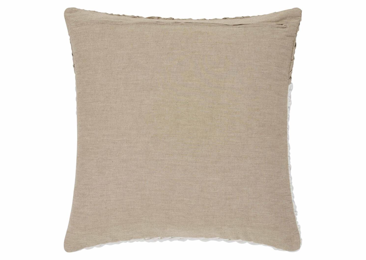 Coussin Comox 20x20 ivoire/sable