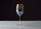 Rhapsody Wine Glass Sunset/Blue