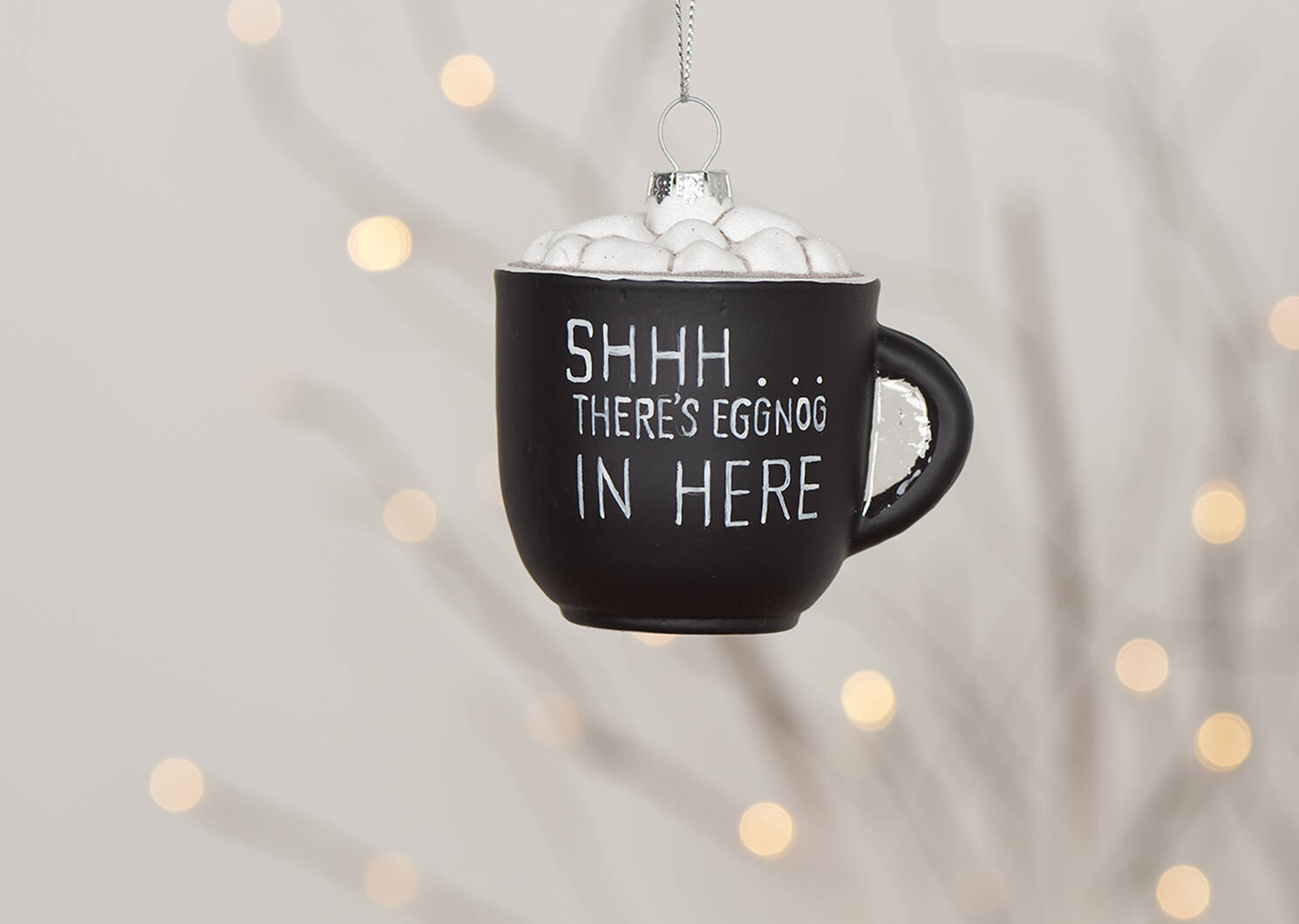 Ornement tasse Blitzened noir