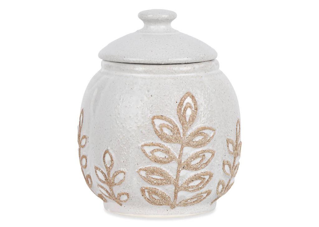 Indira Canister Small Ivory/Sand