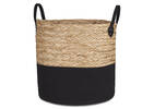 Racquel Laundry Basket Natural/Black