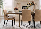 Chaise Murdoch -Allister parchemin/vison