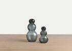 Frosty Snowman Decor Short Grey