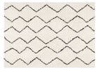 Sloane Rug 94x121 Ivory/Black
