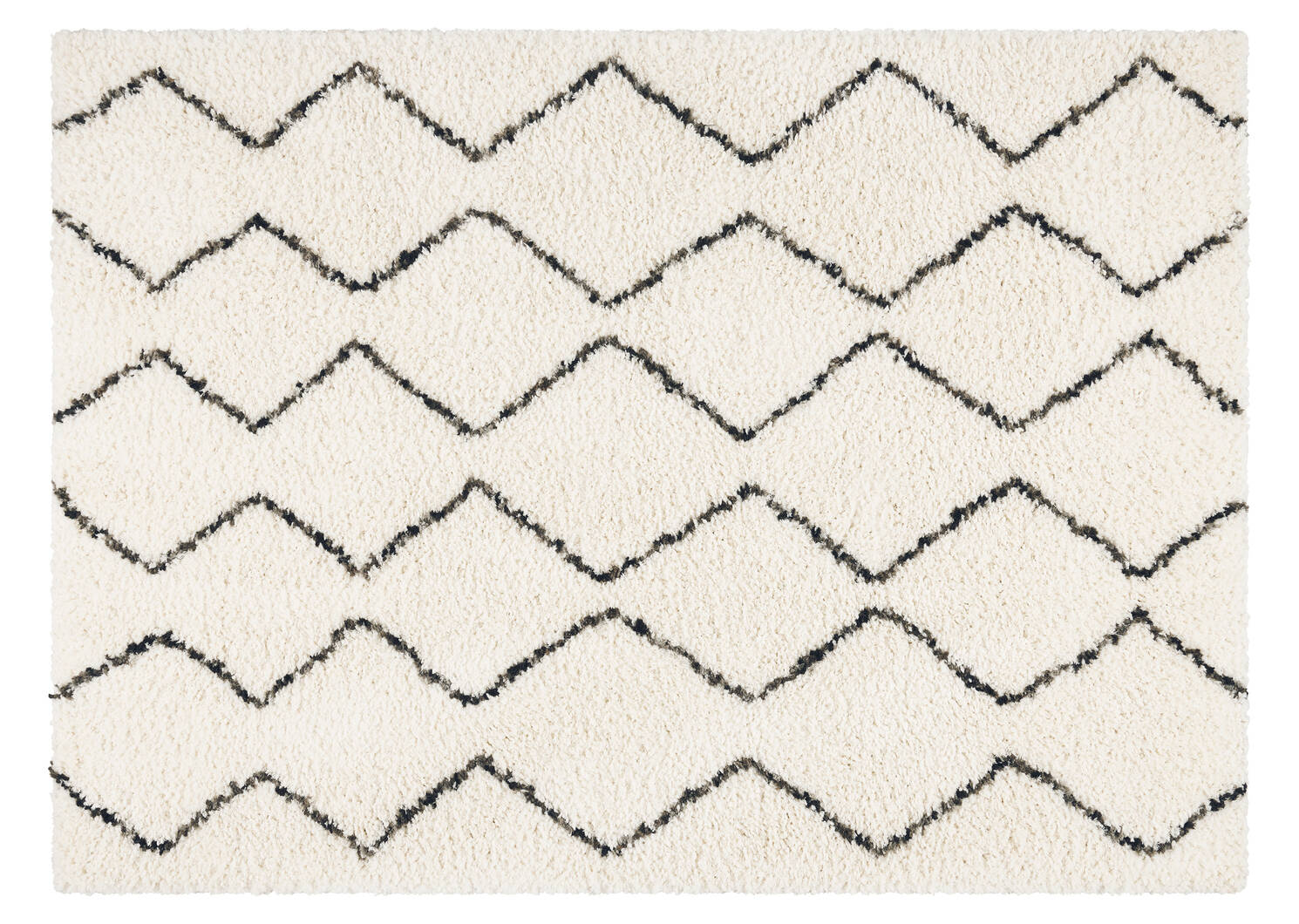 Sloane Rug 94x121 Ivory/Black