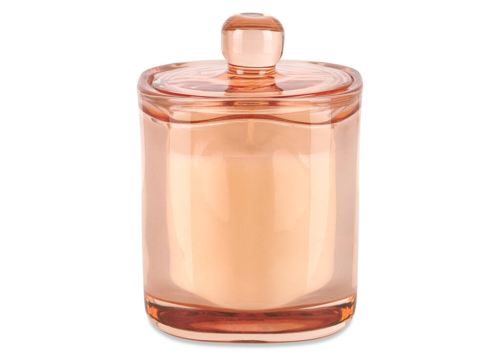 Petite bougie en pot Mimi orange