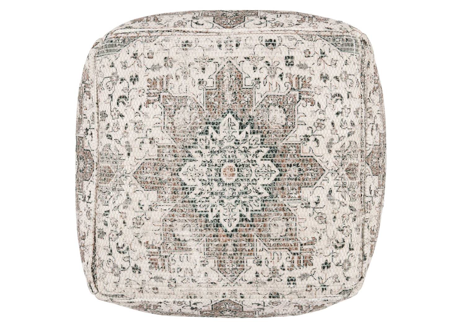 Diana Pouf Ivory/Multi