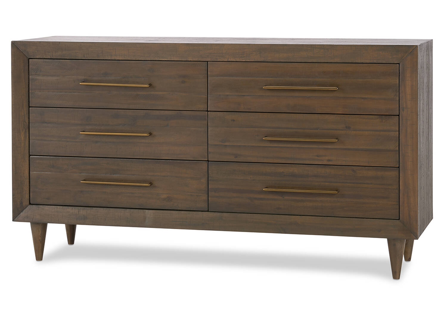 Asher 6 Drawer Dresser -Mac Brown