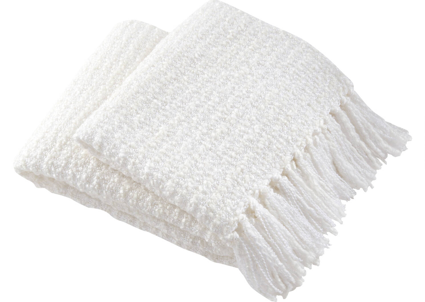 Betina Knit Throw Ivory