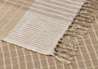 Stevie Cotton Plaid Throw Fawn/Multi