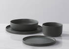 Saturna 16 piece Dish Set Dark Grey