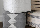 Birgitte Cotton Pouf Natural
