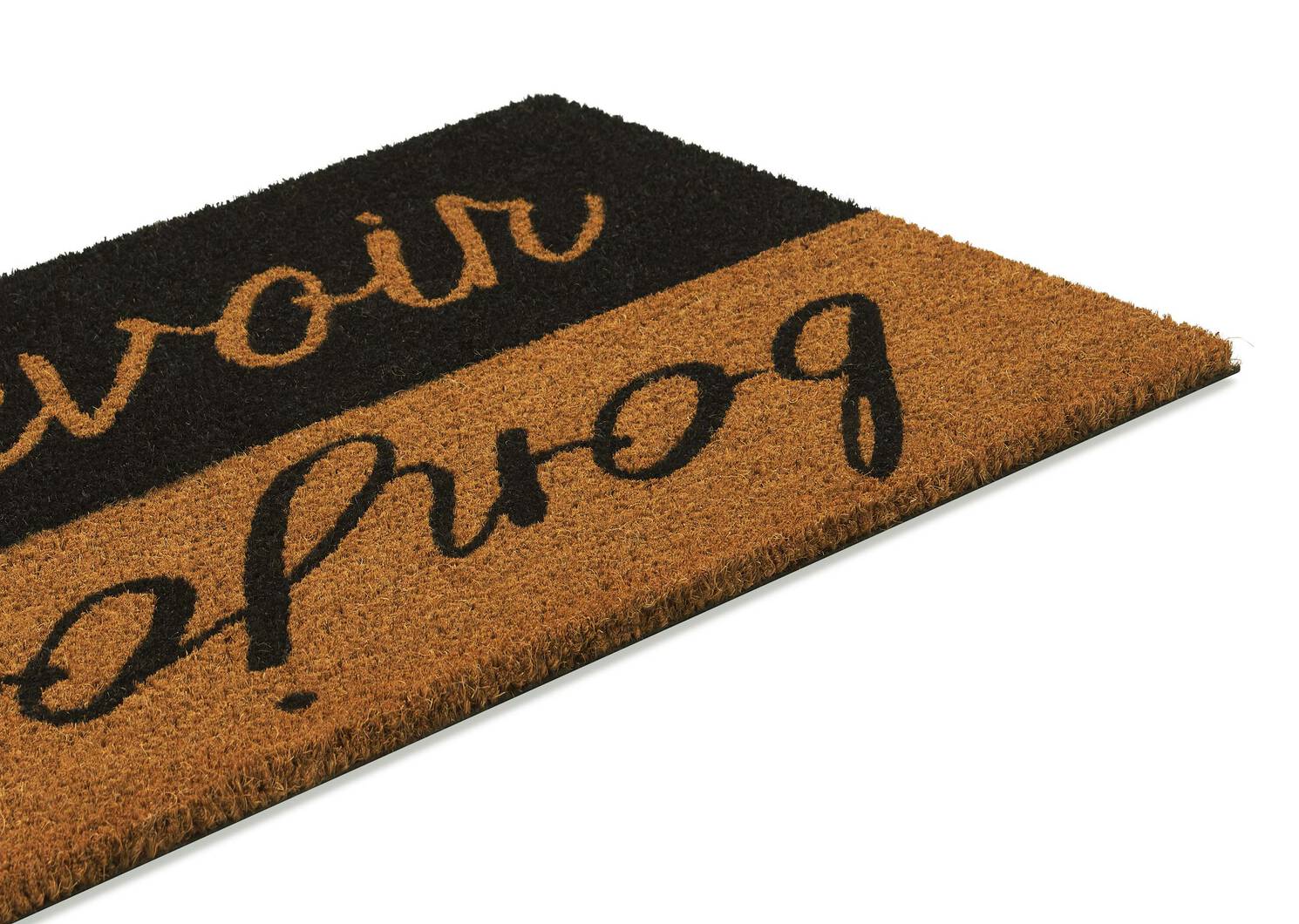 Bonjour Au Revoir Doormat Grey/Natura