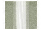 Arcus Striped Throw Cypress/Ivory