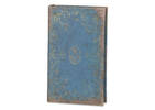Petite boîte-livre Chronicle bleu voilé