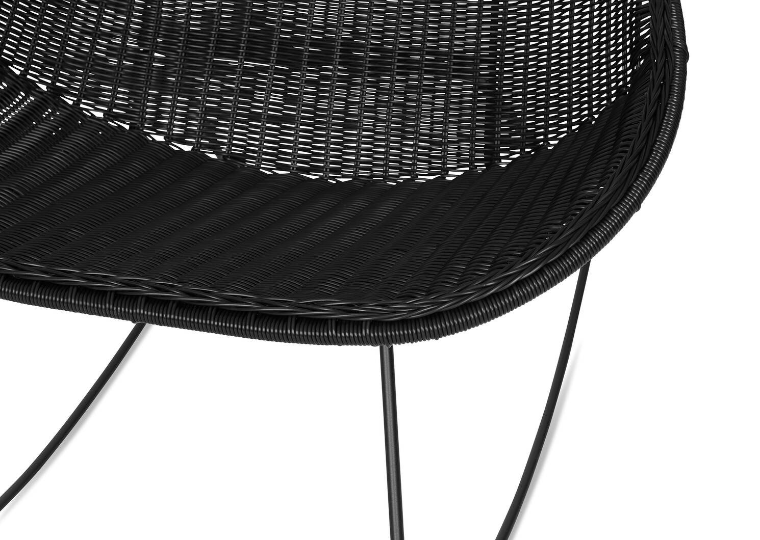 Fauteuil à bascule Vireo -noir