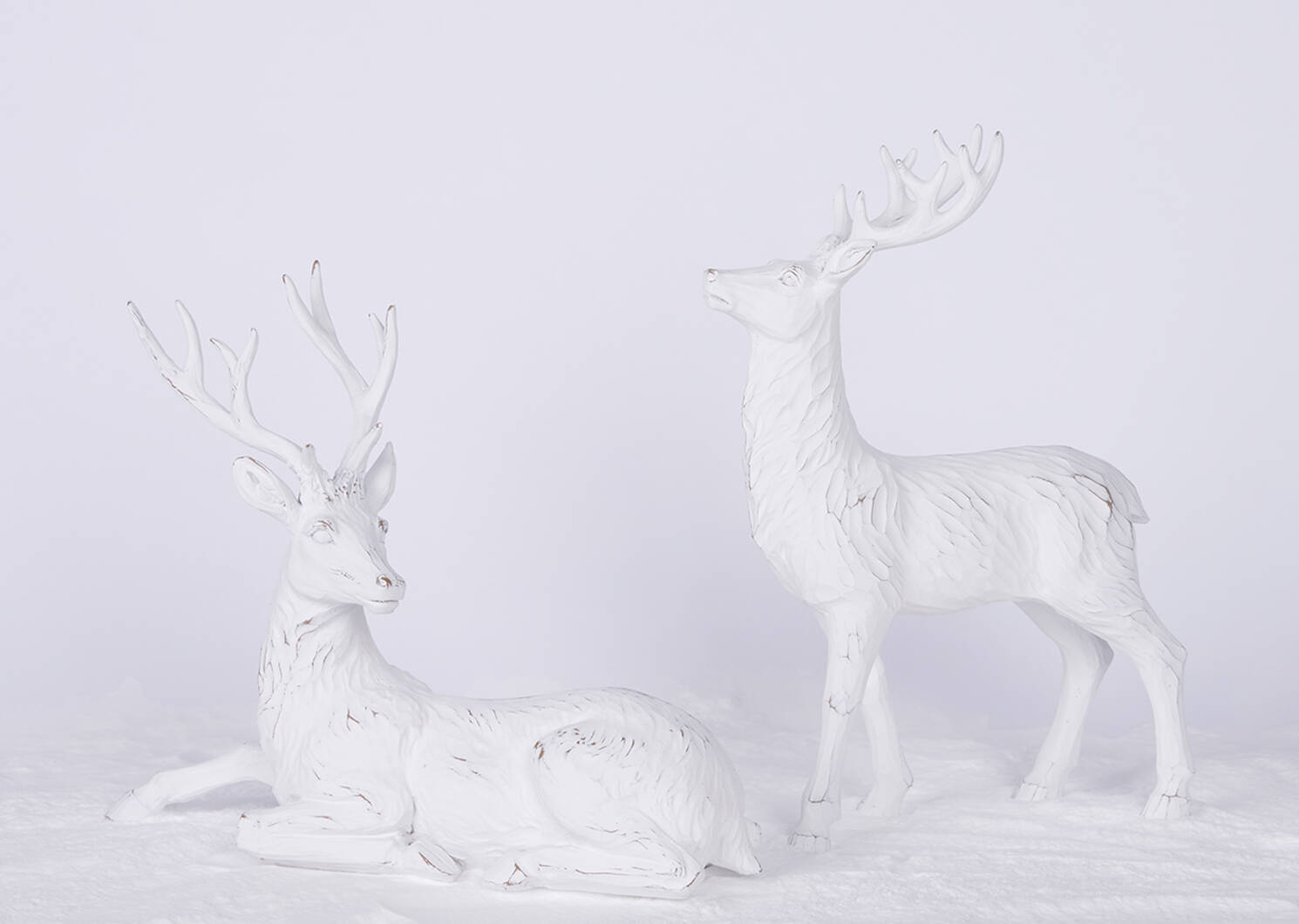 Hans Deer Décor - White