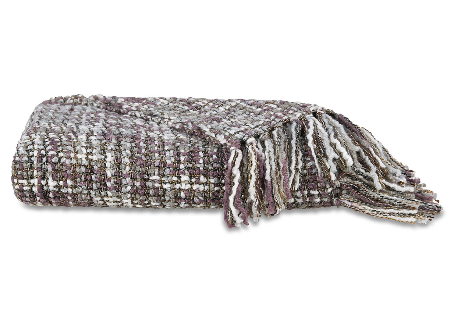 Betina Throw Violet/Pebble