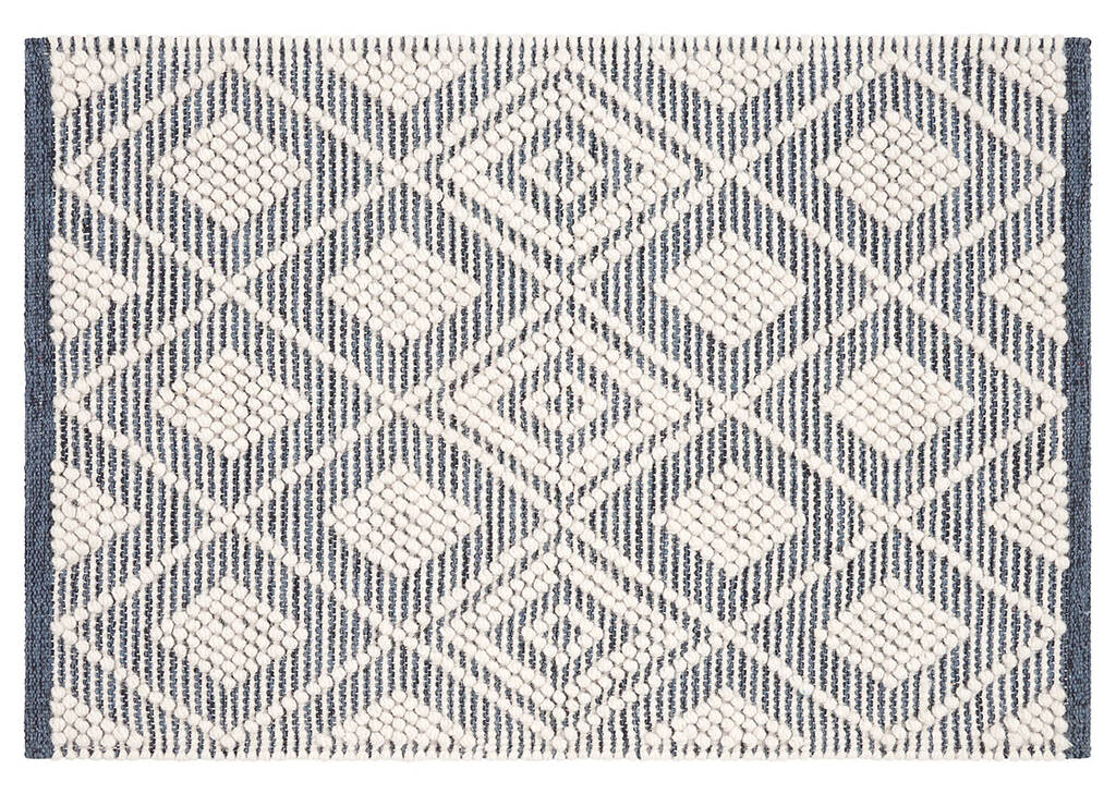 Olympia Accent Rug - Navy/Ivory