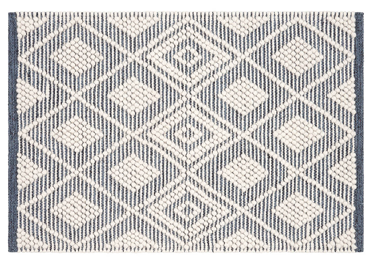 Tapis déc. Olympia 24x36 marine/ivoire