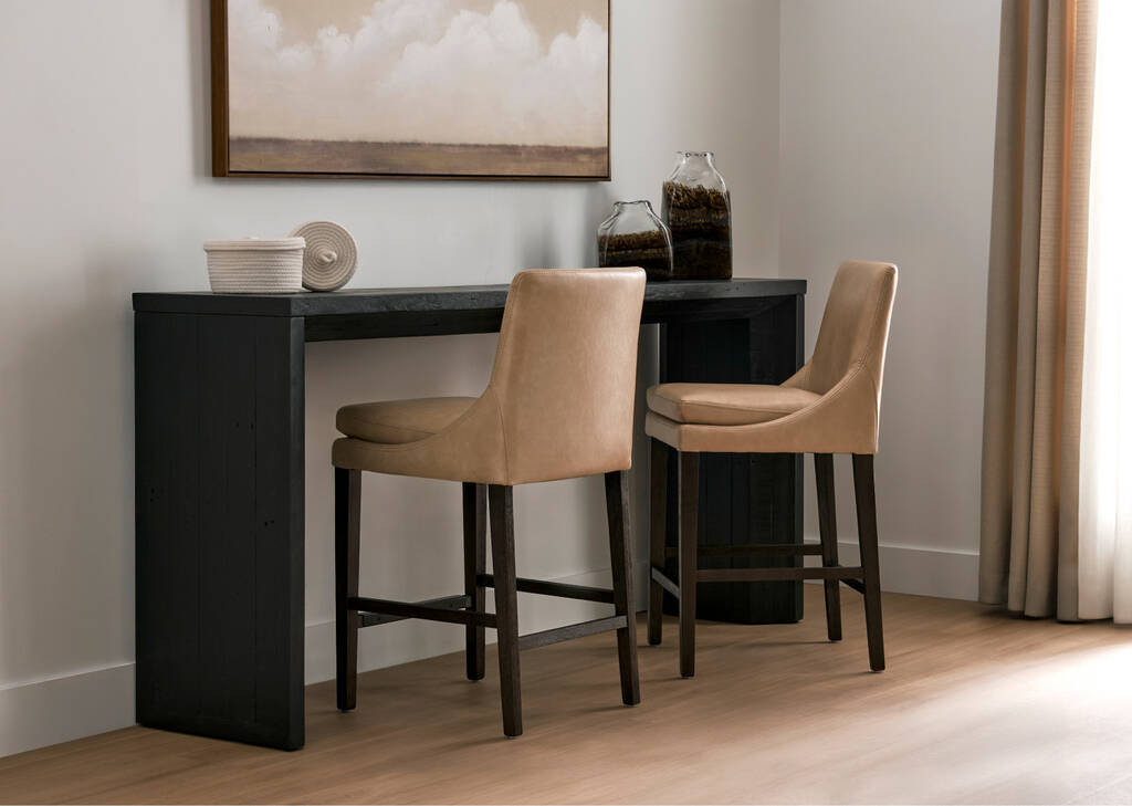 Murdoch Counter Stool -Allister Tan/Mink