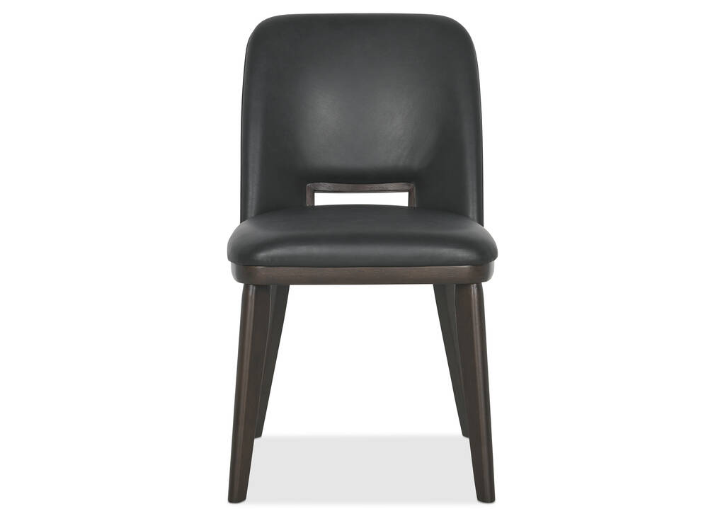 Chaise en cuir Selene -Olson ardoise