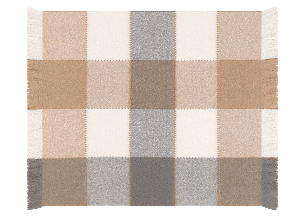 Eryn Patchwork Throw Iv/Caramel/Grey