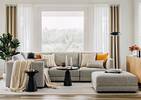 Mila Left-Arm Chair Module -Sela Grey