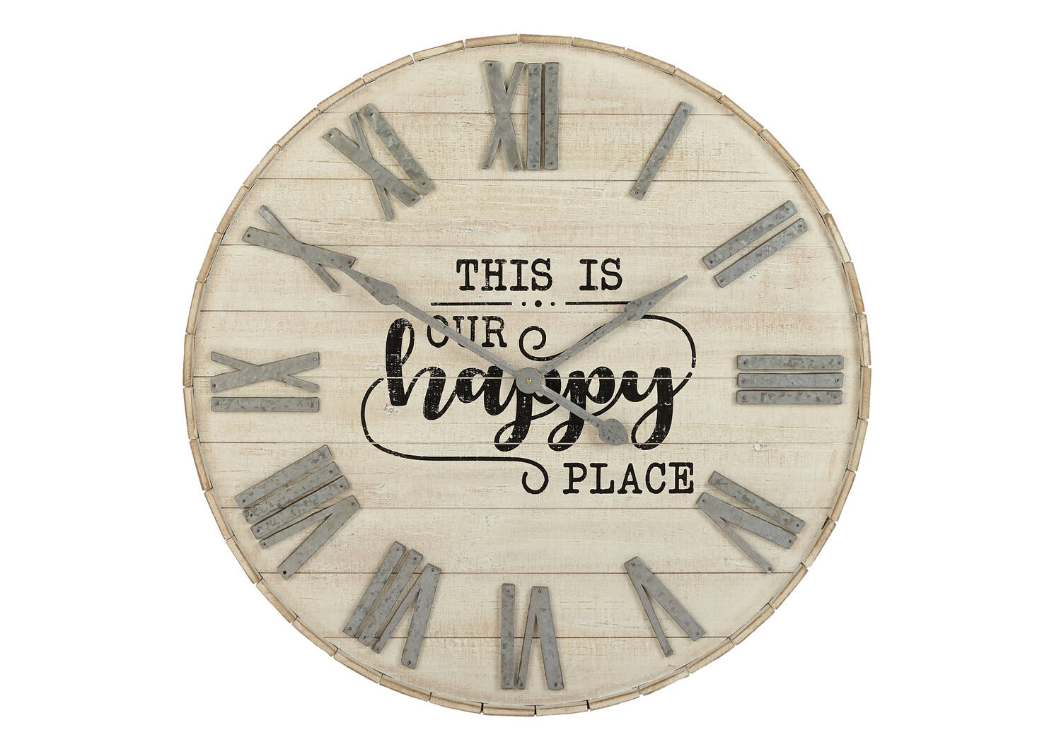 Happy Place Wall Clock