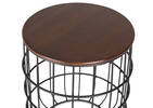 Zade Accent Table -Brown Ash