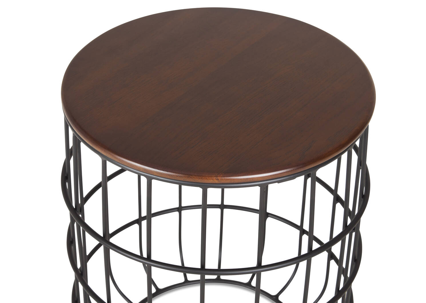 Zade Accent Table -Brown Ash