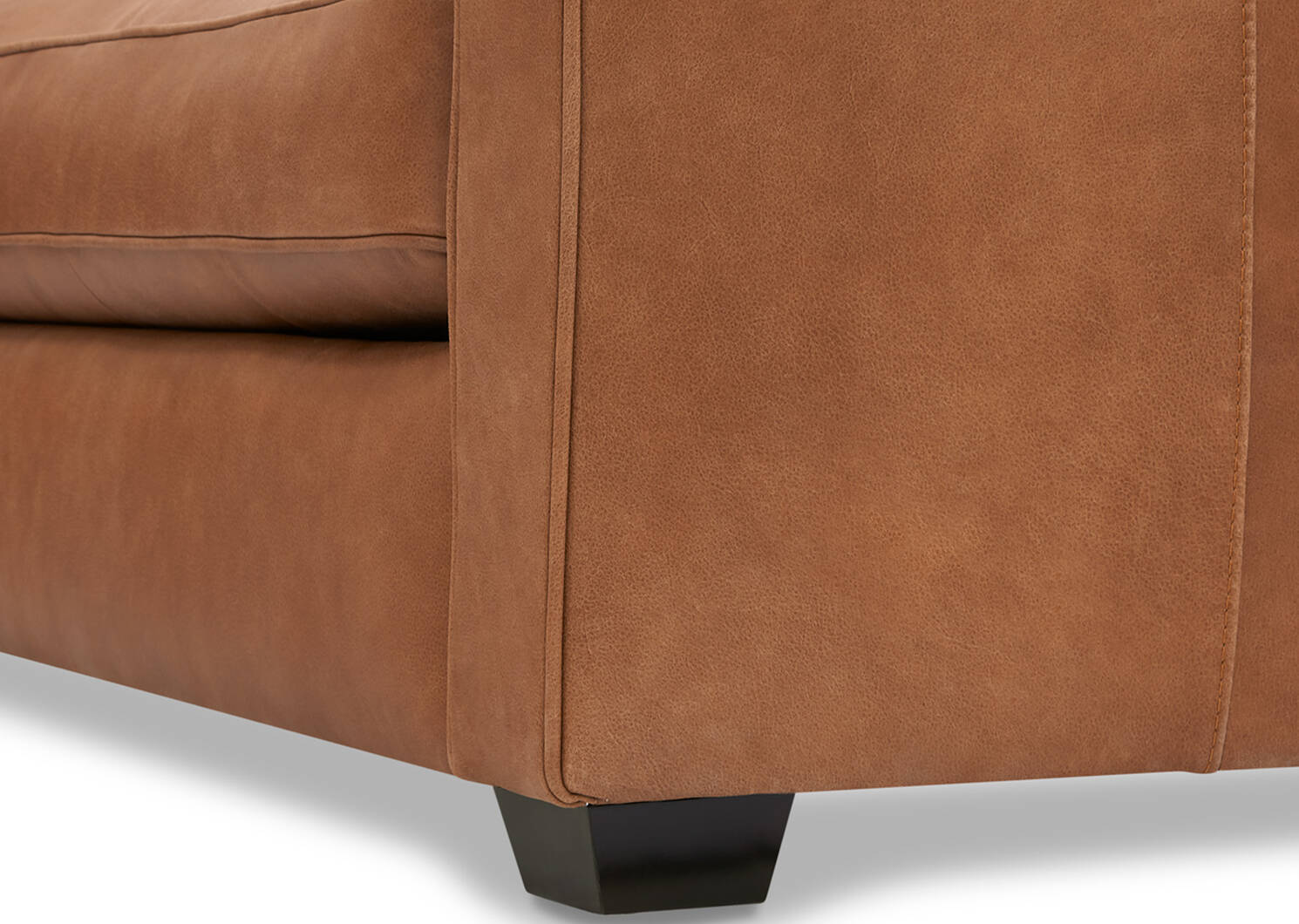 Burke Custom Leather Sectional