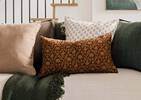 Lizette Printed Pillow 20x20 Iv/Tan
